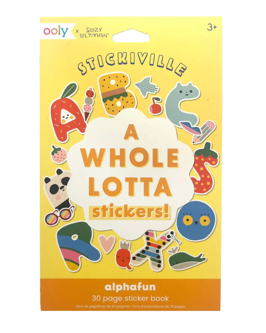 Stickiville x Suzy Ultman: A Whole Lotta Stickers! Sticker Book - Alpha-Fun
