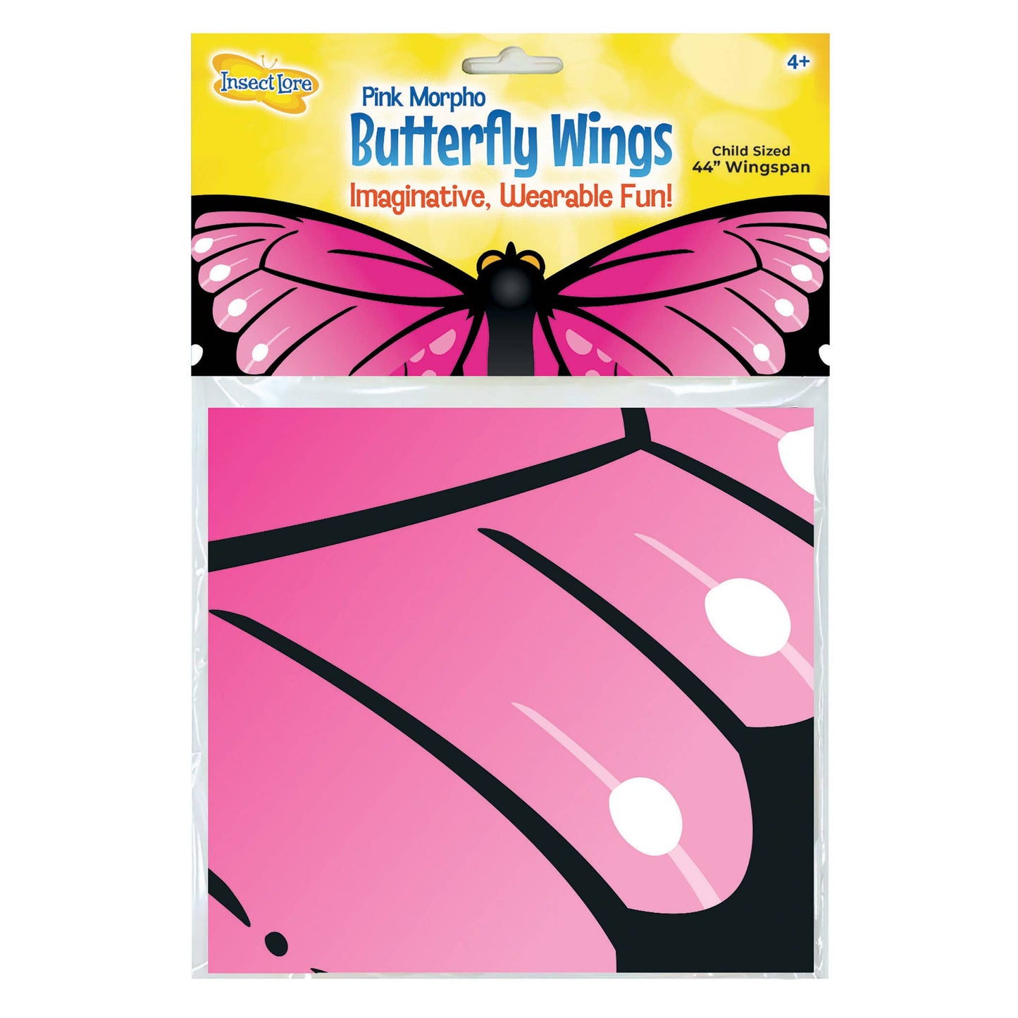 DRESS-UP BUTTERFLY WINGS- PINK MORPHO