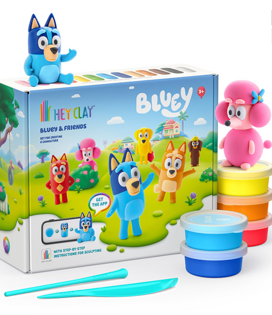 Hey Clay Bluey and Friends