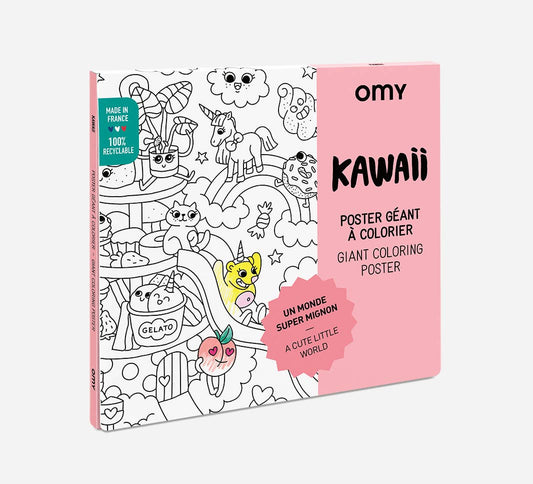 Kawaii - Giant Coloring Poster