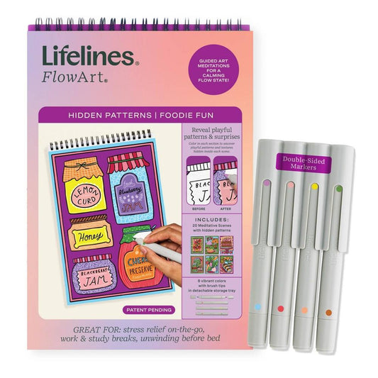 Lifelines Flowart: Hidden Patterns Foodie Fun