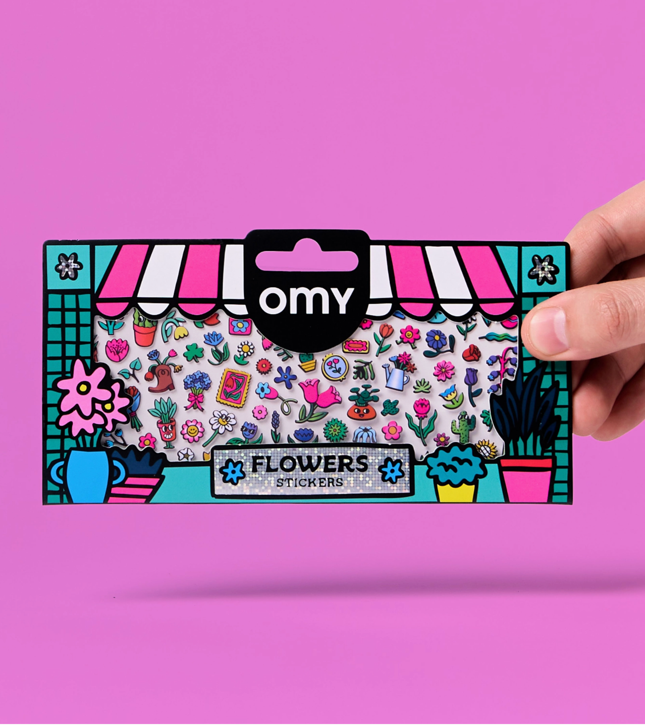 Omy flowers stickers