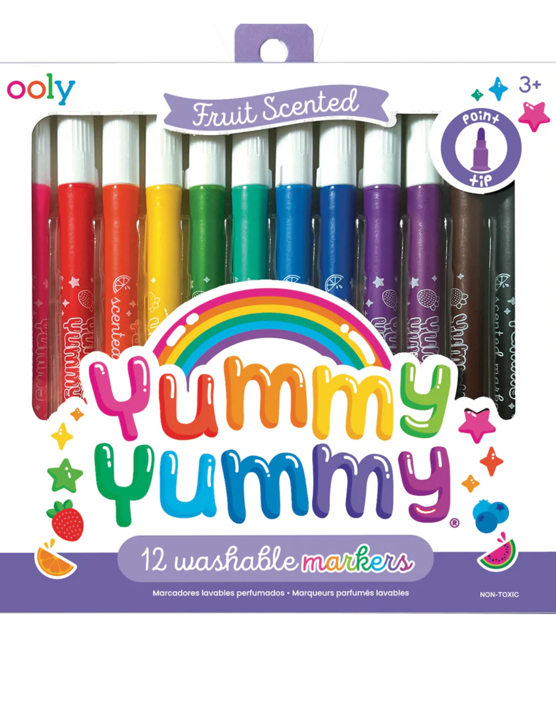 Ooly Yummy Yummy Scented Markers - Set of 12
