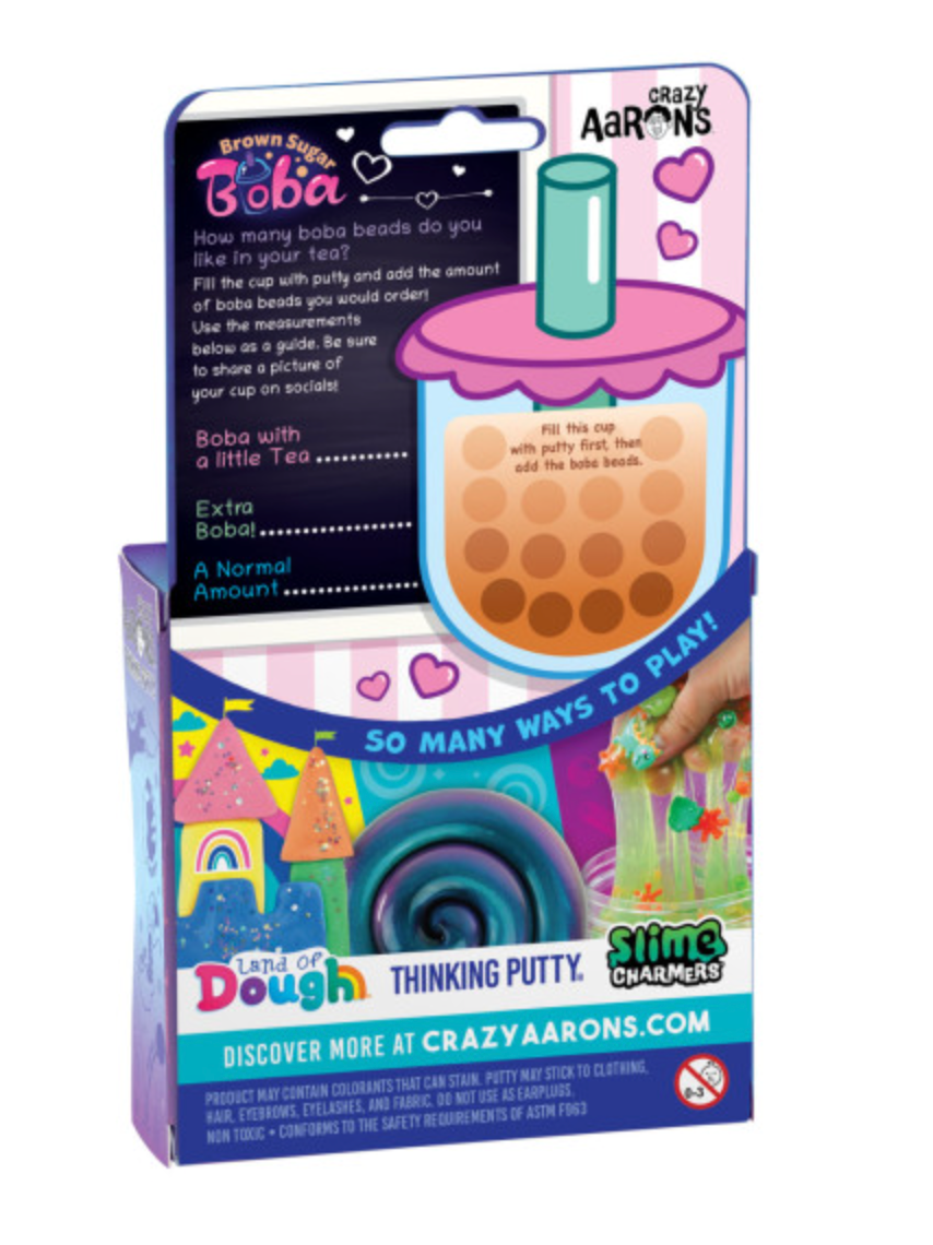 Crazy Aaron's Brown Sugar Boba Thinking Putty
