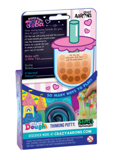 Crazy Aaron's Brown Sugar Boba Thinking Putty