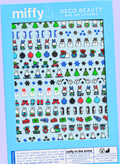 MIFFY IN THE SNOW Nail Stickers