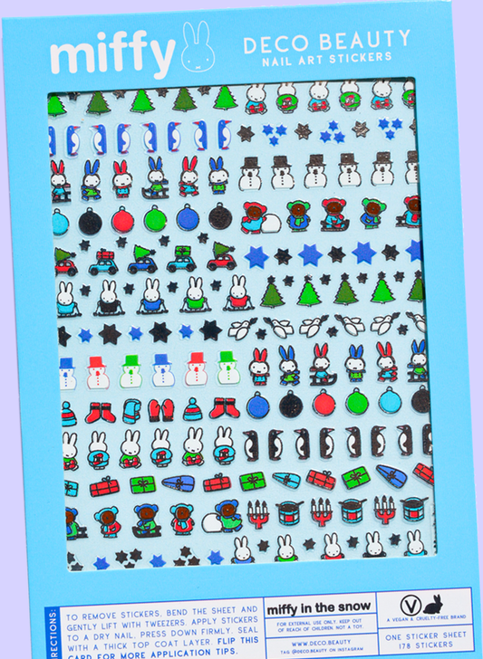 MIFFY IN THE SNOW Nail Stickers