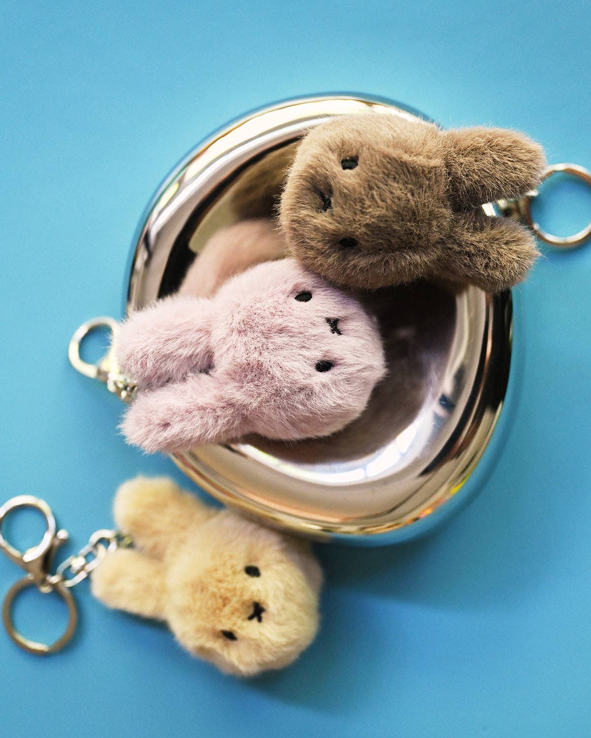 Bon Ton Toys Keychain MIFFY ECO Fuzzy Lilac 3"