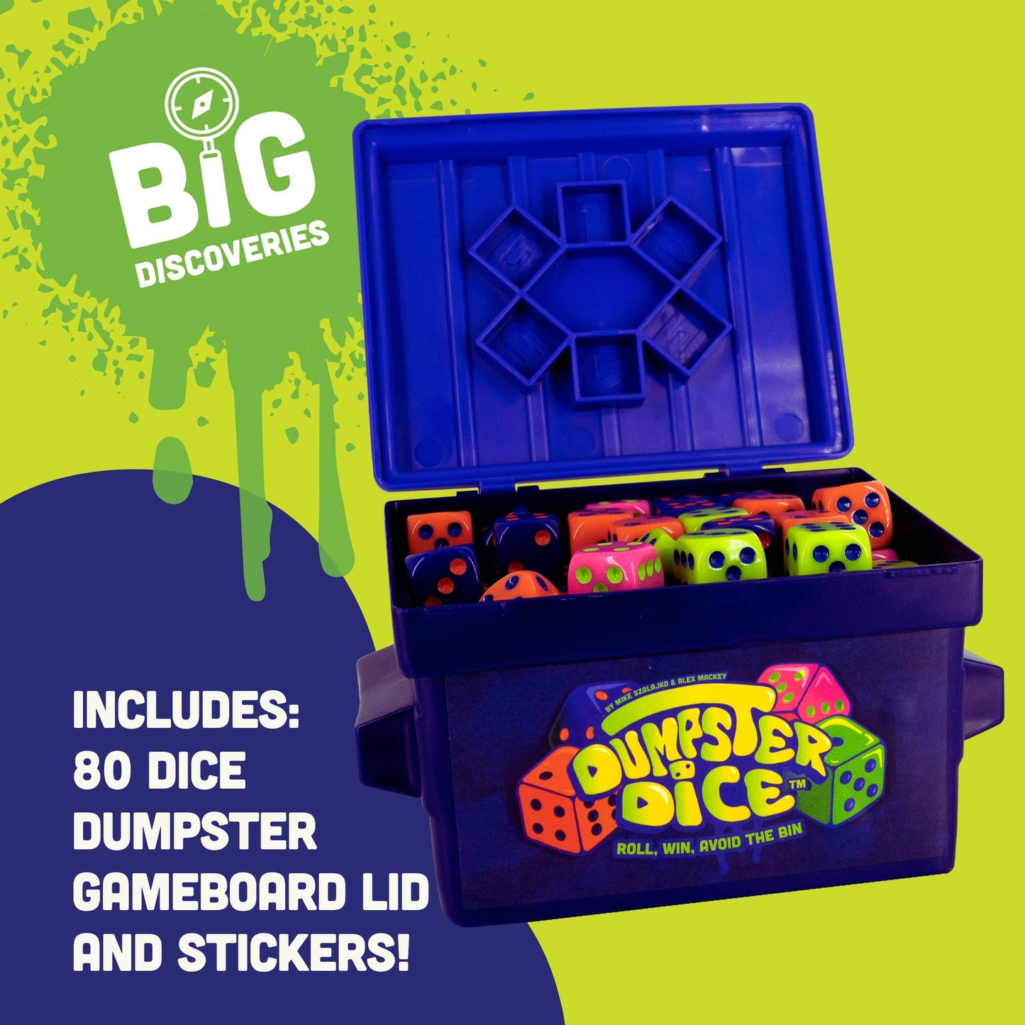 Dumpster Dice - Fast-Paced Family Dice Game 2-4 Players