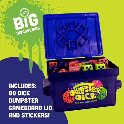 Dumpster Dice - Fast-Paced Family Dice Game 2-4 Players