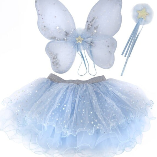 Great Pretenders Iridescent Celestial Fairy Wings Set
Tutu, & Wand Set,