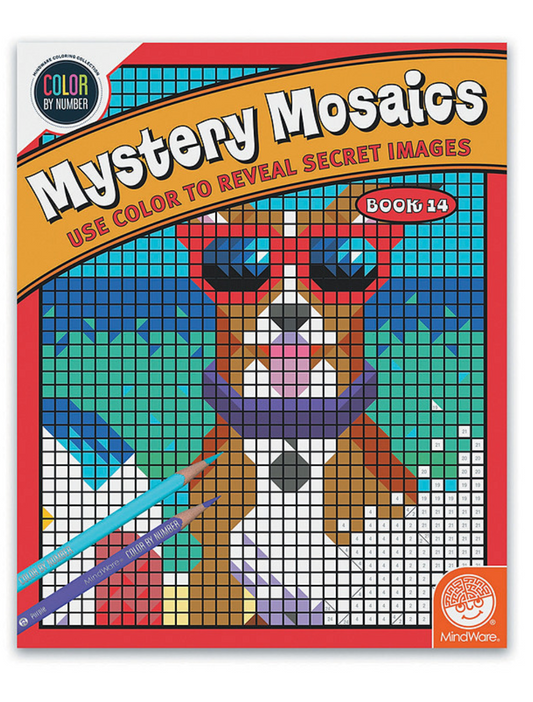 Color By Number Mystery Mosaics: Book 14