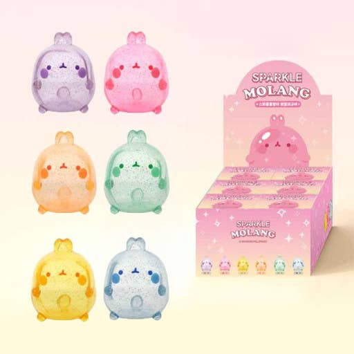 Sparkle Molang Random Figure – Cute Glitter Edition