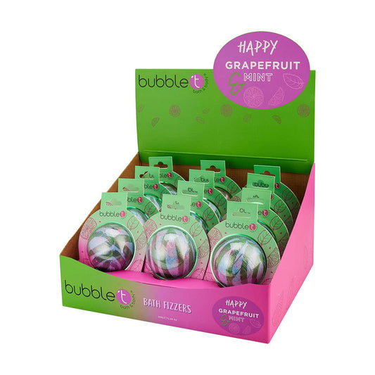 Happy Bath Fizzer - Grapefruit & Mint (150g)
