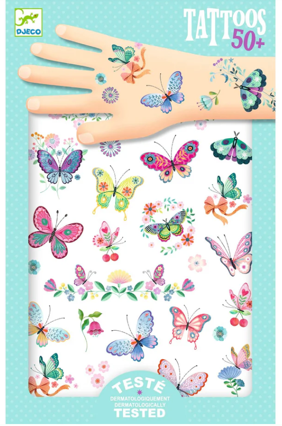 Dream Butterflies Temporary Tattoos