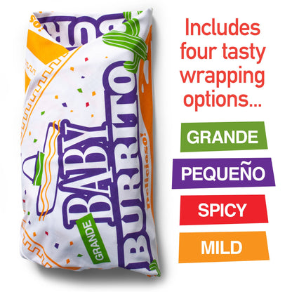 Fast Food Baby Burrito Swaddling Blanket