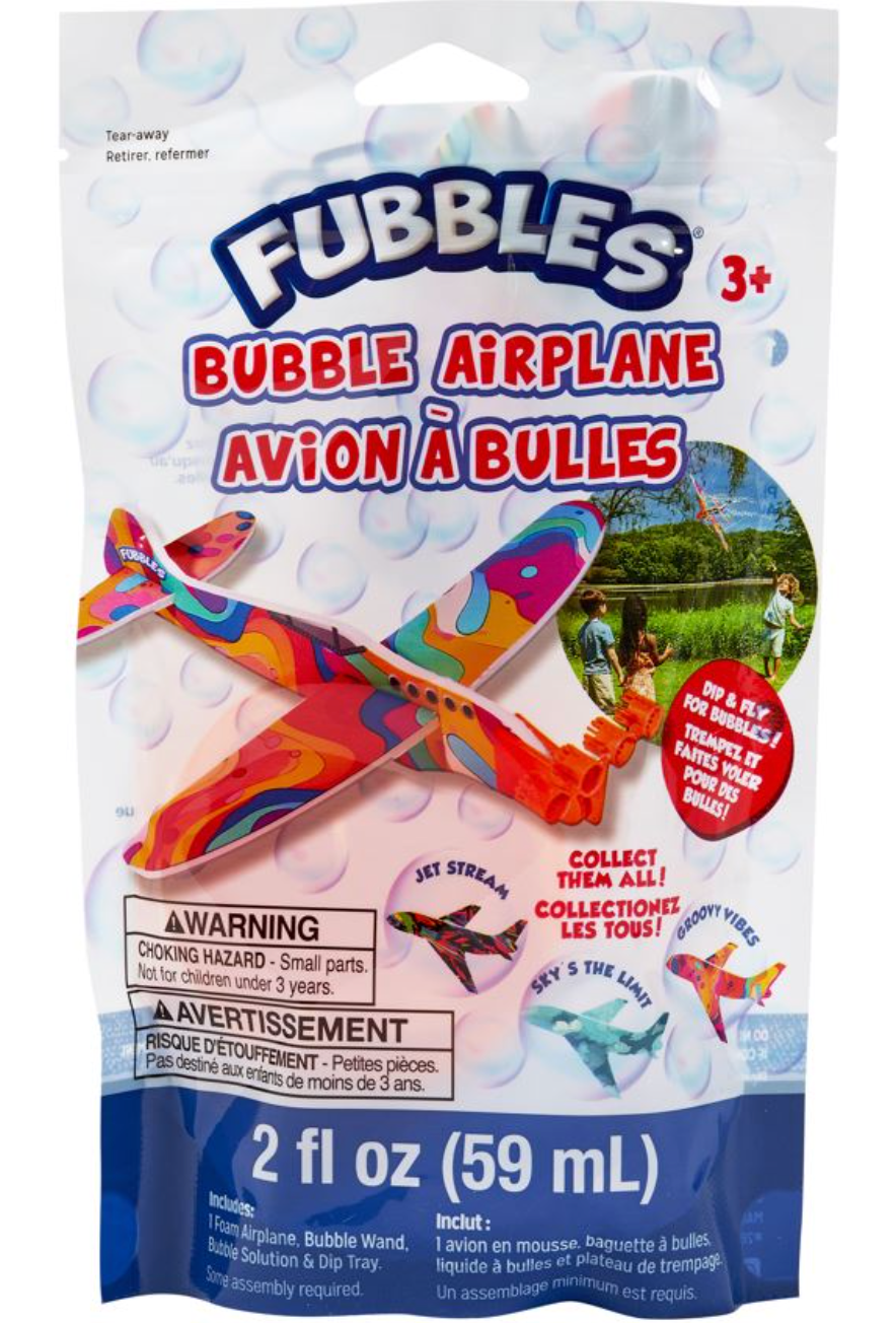 Fubbles Bubble Airplane