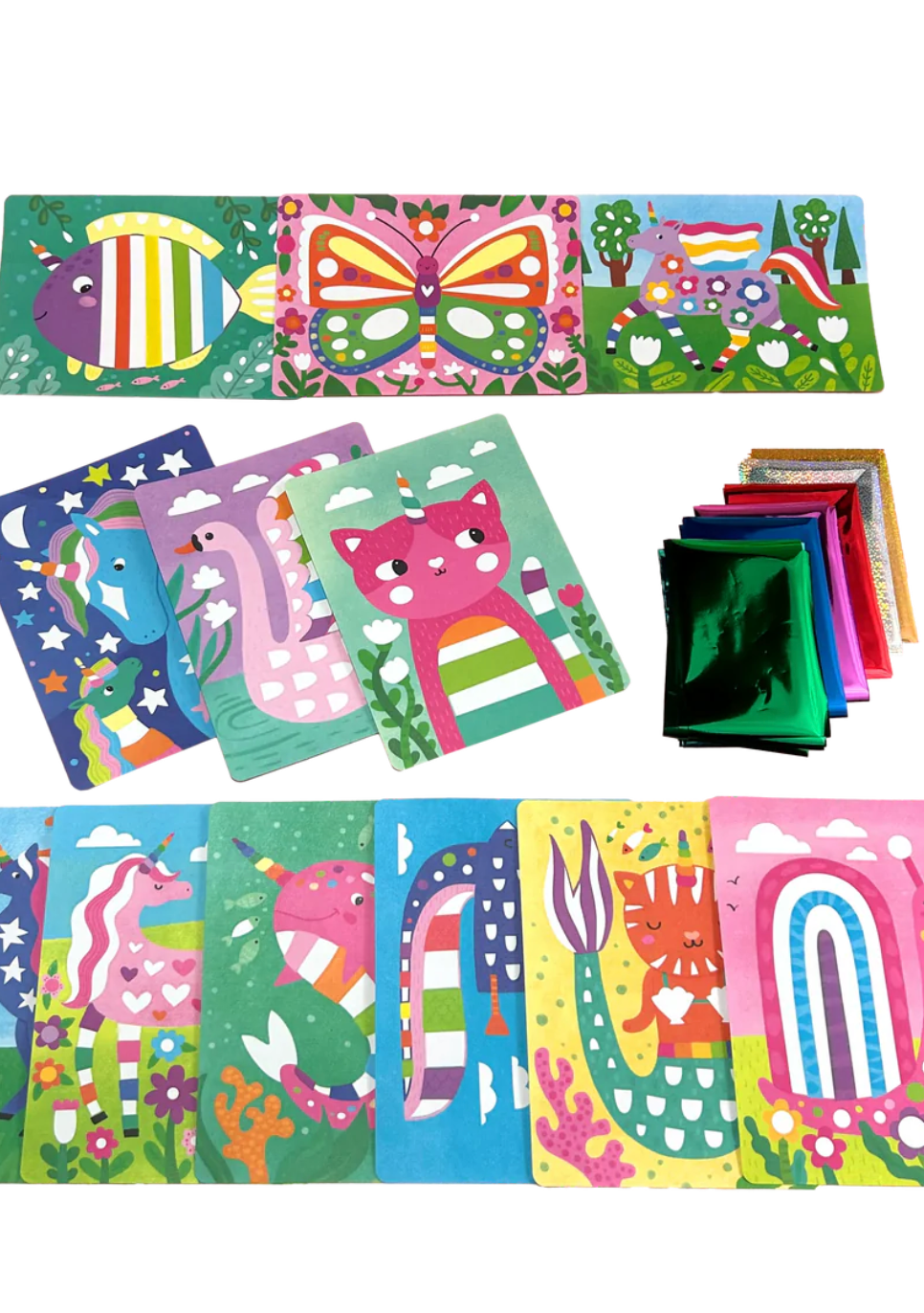 Foil-tastic Foil Art & Coloring Set - Whimsical World
