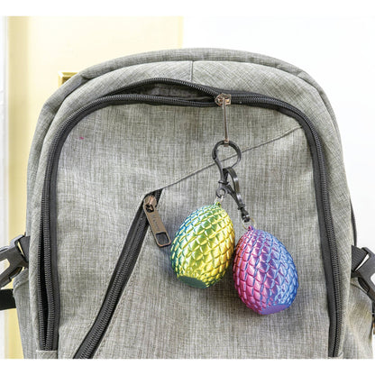 3D PRINTED DRAGON EGG W/ MINI DRAGON KEYCHAIN