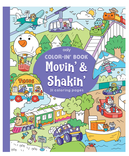 Movin’ and Shakin’ Coloring Book