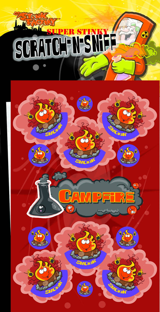 Campfire Scratch-N Sniff Sticker