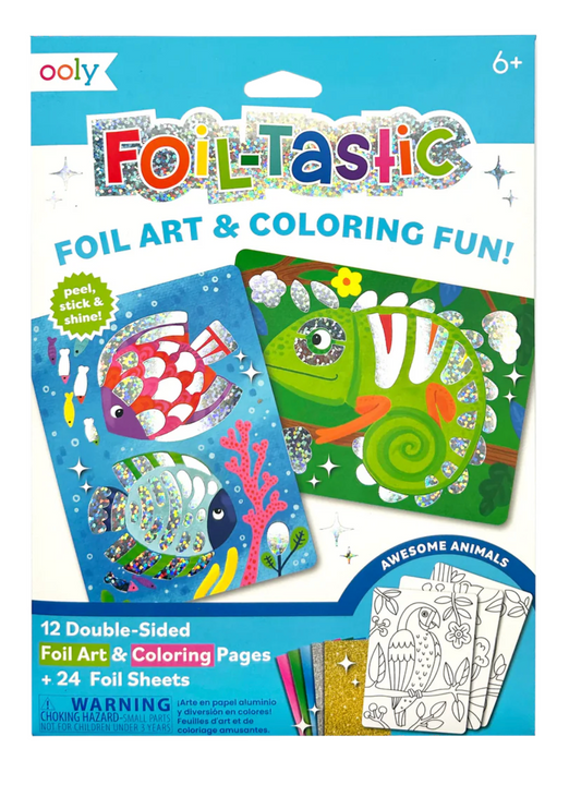 Foil-tastic Foil Art & Coloring Set - Awesome Animals