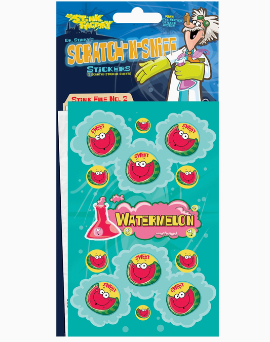 Watermelon Scratch-N Sniff Sticker Sheets