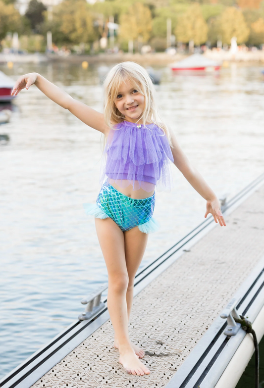 Mermaid Swimsuit, Size 3-4