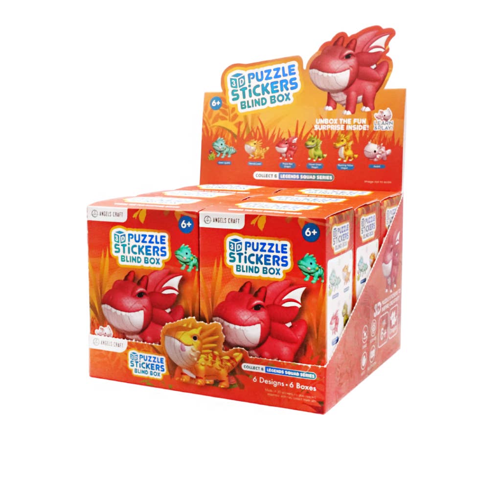 3D Puzzle Stickers Blind Box – Legends Squad
