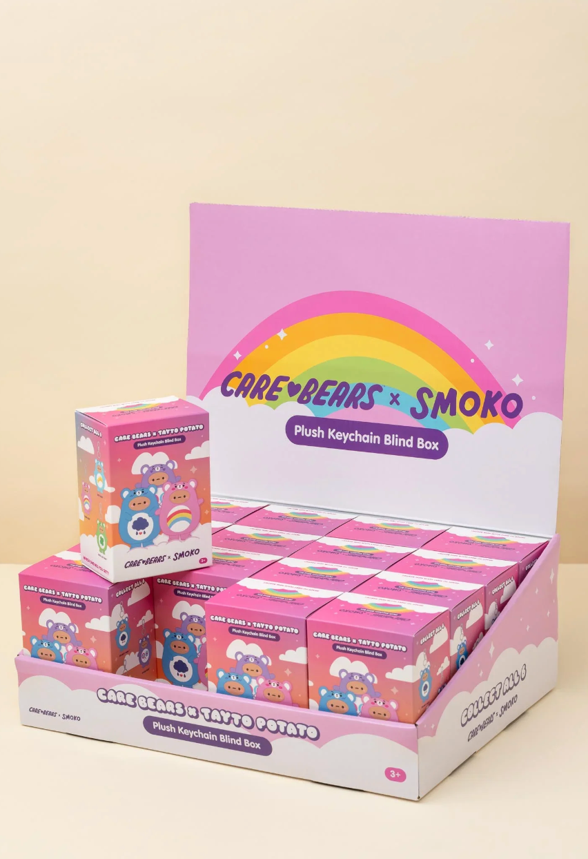 Smoko Care Bears x Tayto Potato Plush Keychain Blind Box