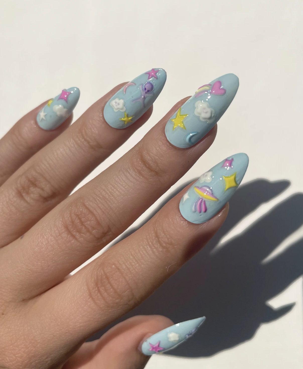 Nail Art Stickers - Spaced Out