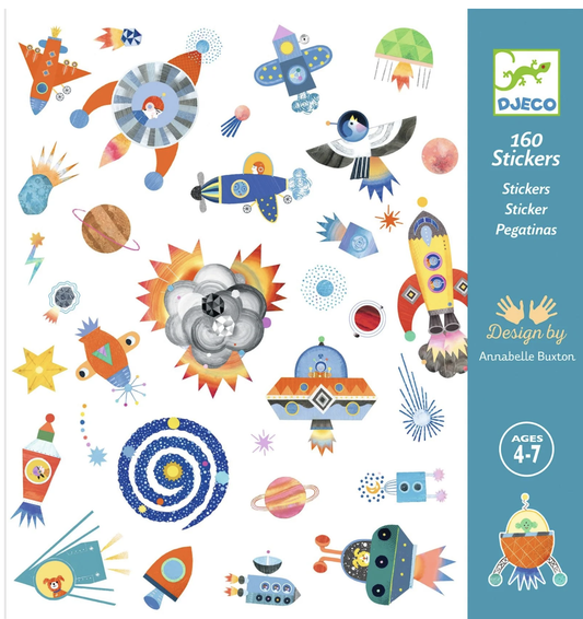 Djeco Interstellar Stickers