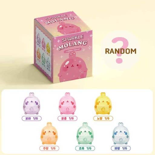 Sparkle Molang Random Figure – Cute Glitter Edition