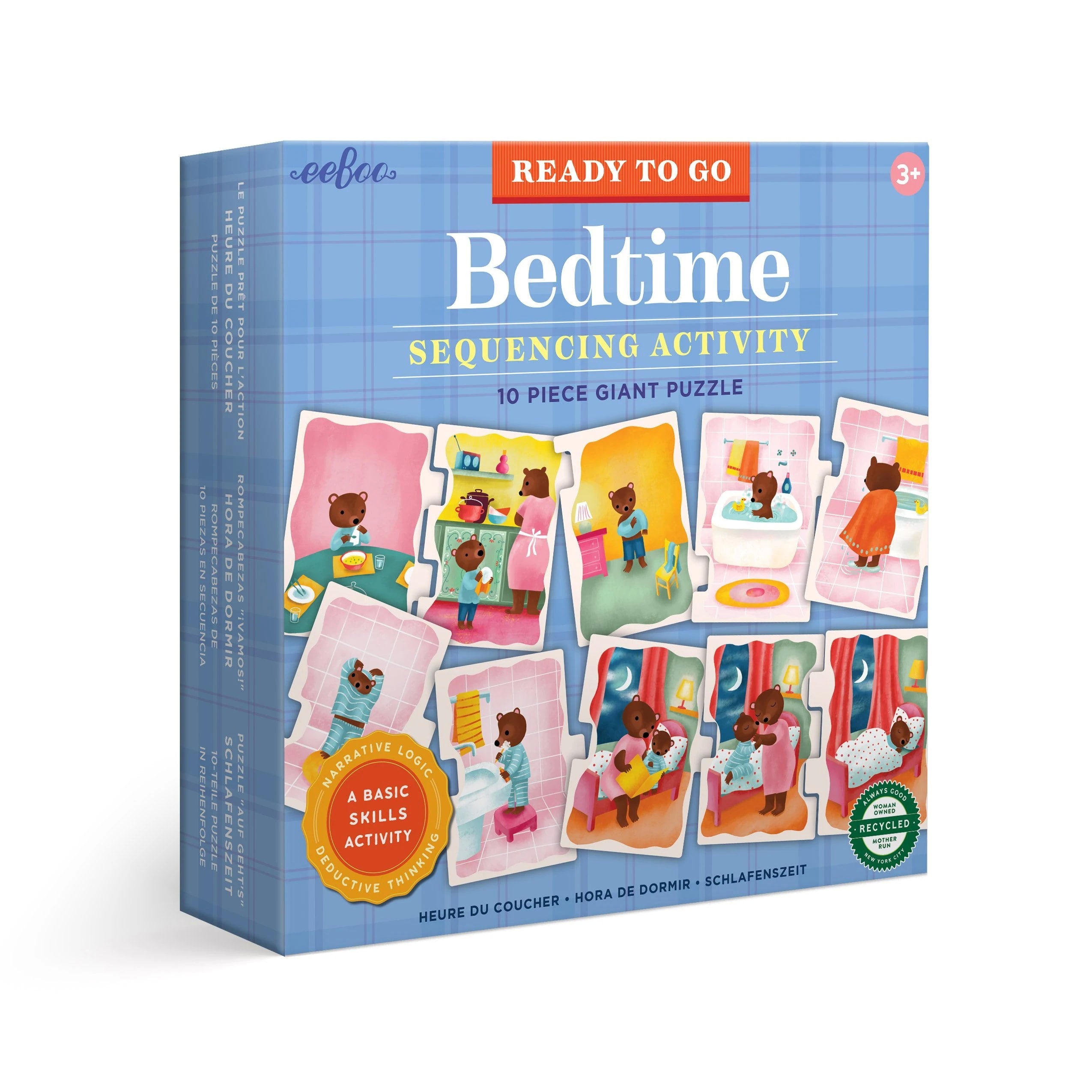 Ready to Go Sequencing Puzzle - Bedtime – Mairzy Doats