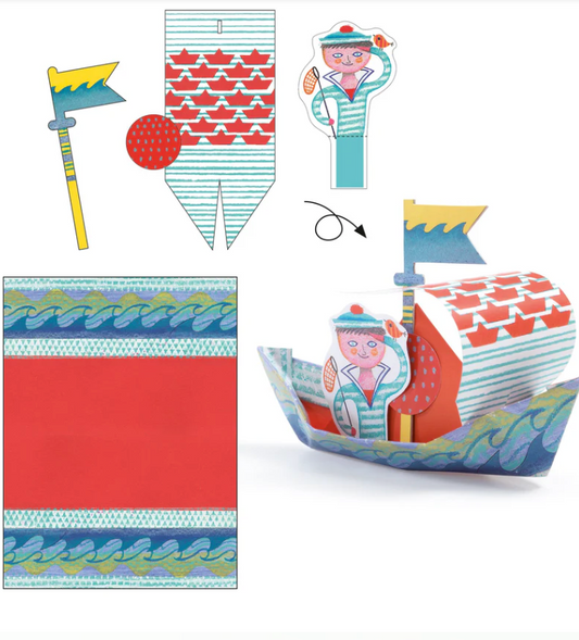 Floating Boats Origami Paper Craft Kit