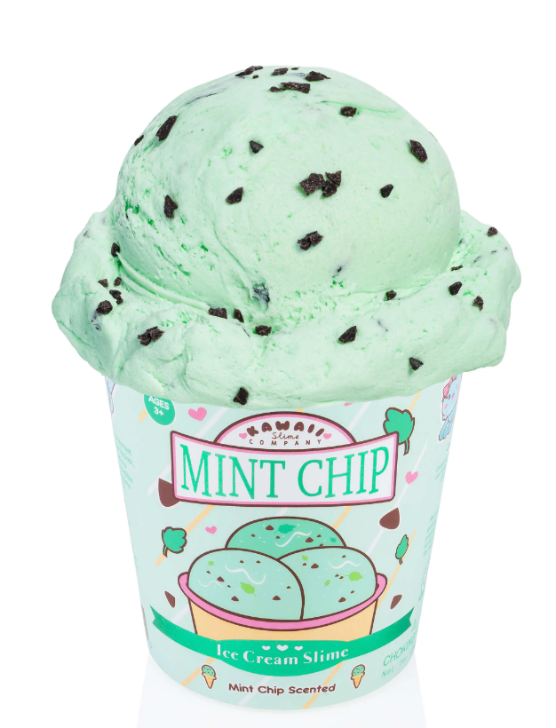 Mint Chip Scented Ice Cream Pint Slime