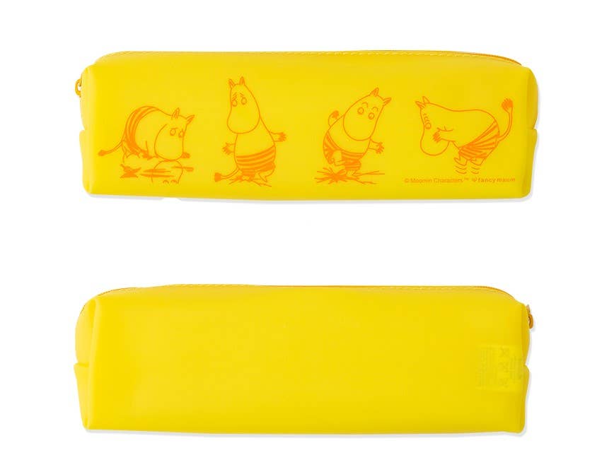 Moomin Silicon Pencil Case Pouch: Yellow