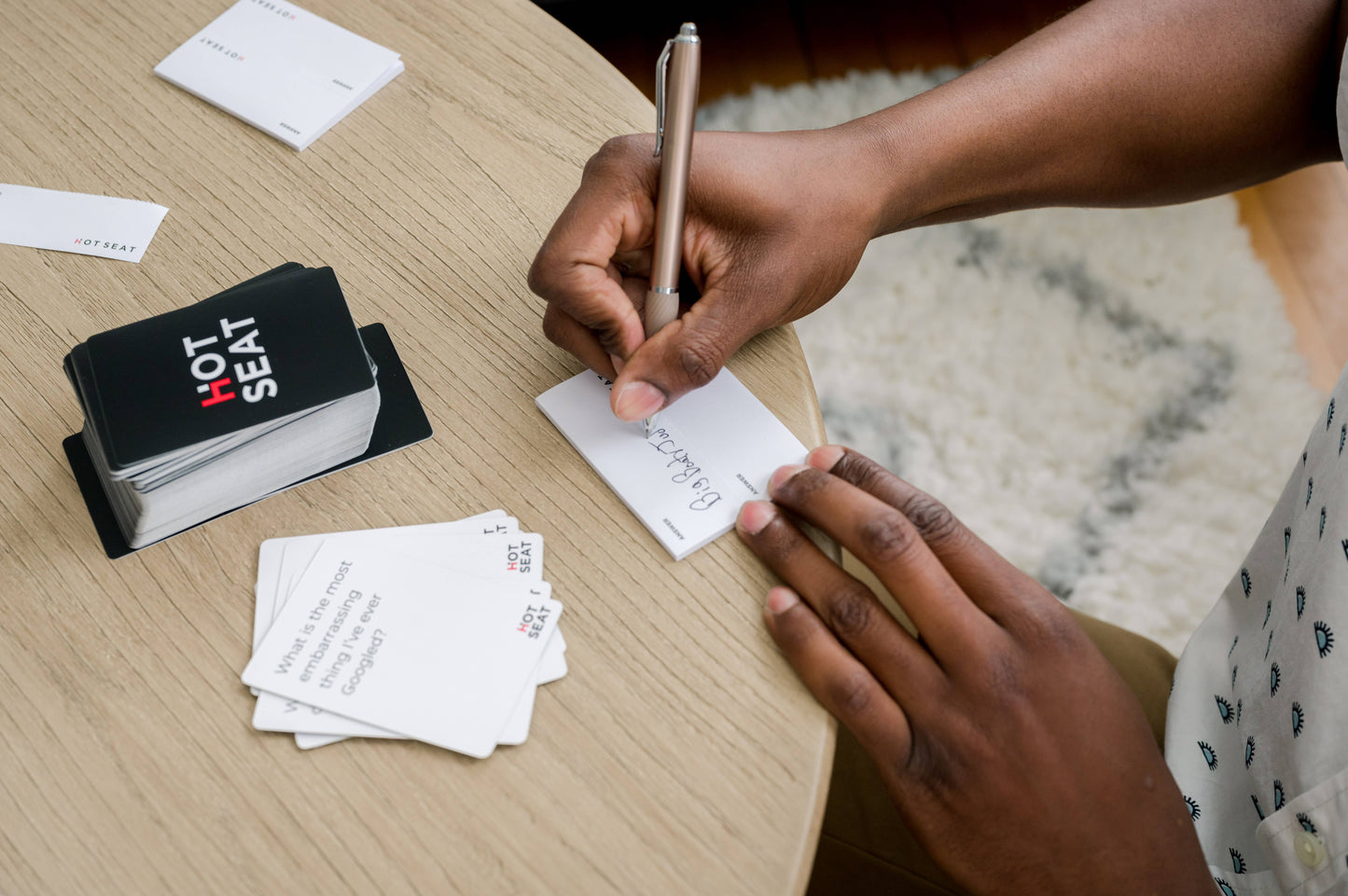 HOT SEAT: ON-THE-GO EDITION: Tuck Box Family Game