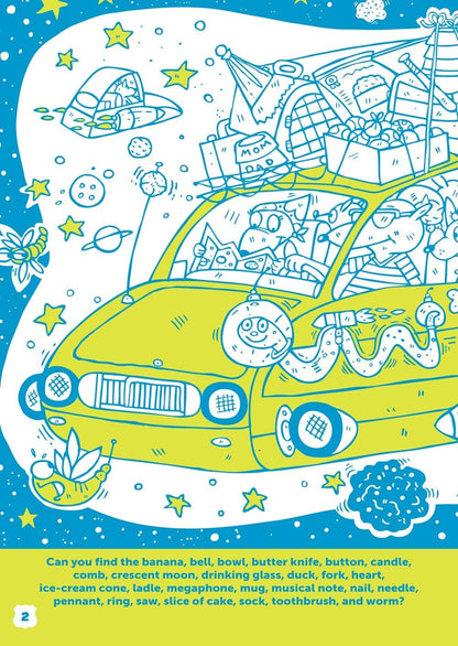 Let's Go Neon Travel Hidden Pictures Puzzles