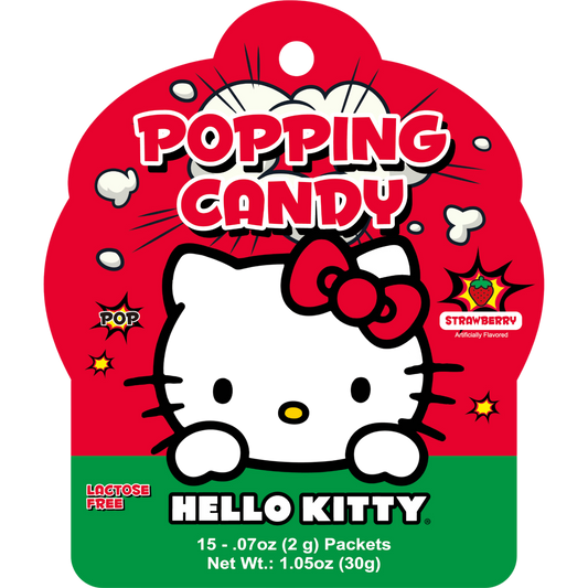 Sanrio Hello Kitty Strawberry Popping Candy