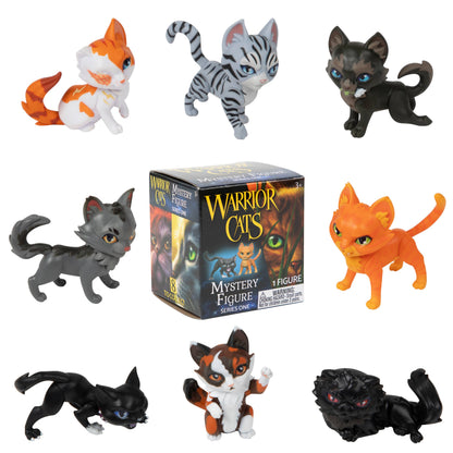 Warrior Cats Mystery Figures Series One in Display
