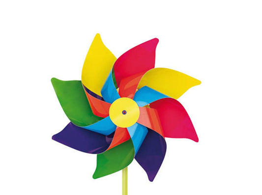 19 Cm Rainbow Windmill - Made in Italy