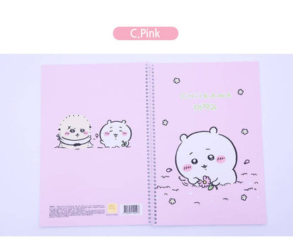 Chiikawa Mini Spiral Notebook – 150 x220mm 4 Cute Designs