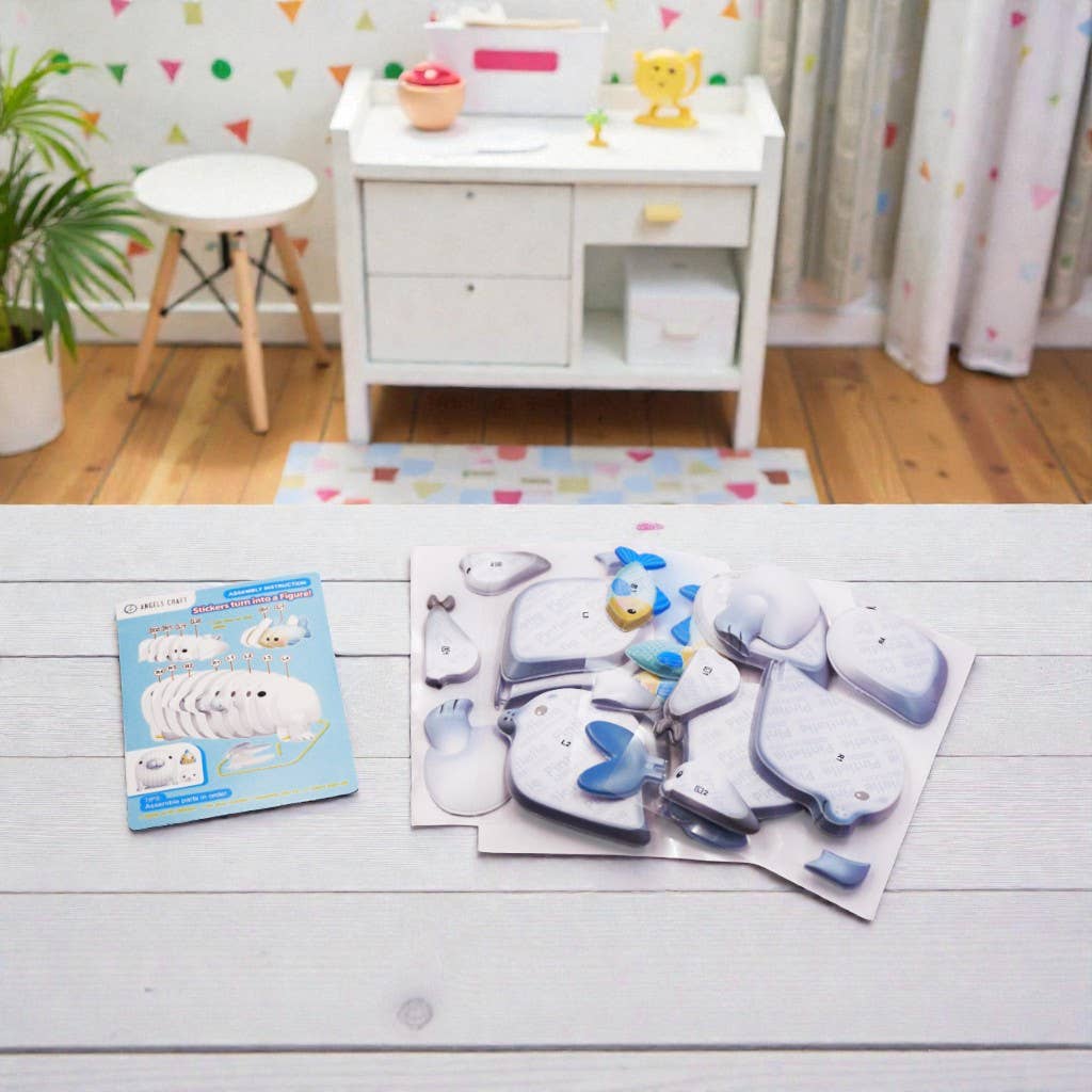 3D Puzzle Stickers Blind Box – Ocean Squad
