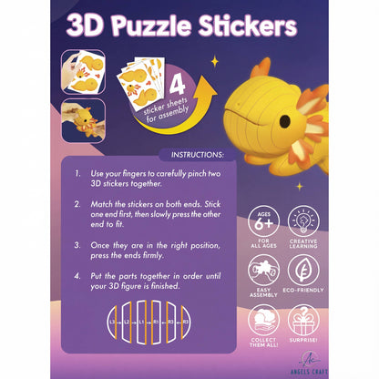 3D Puzzle Stickers Blind Box – Legends Squad