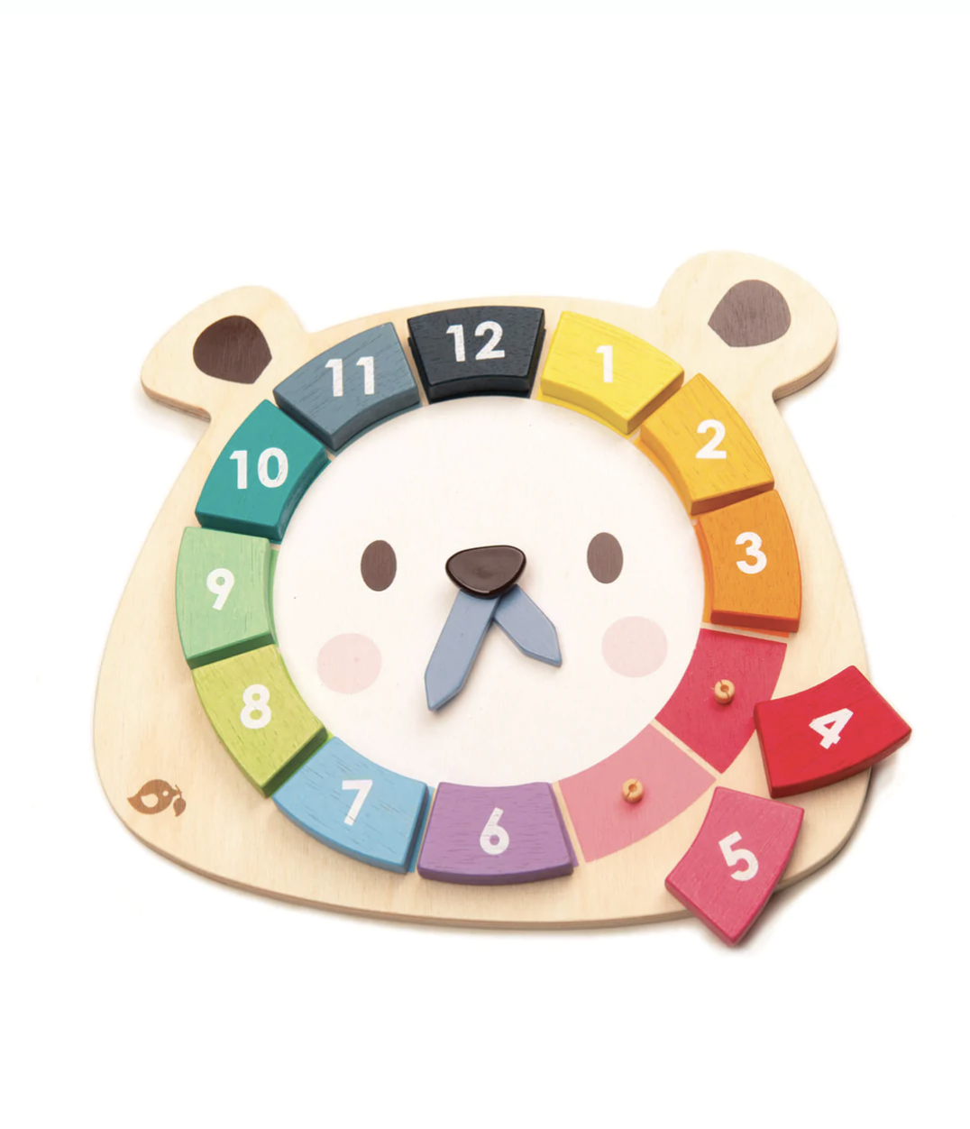 Tender Leaf - Bear Colors Clock