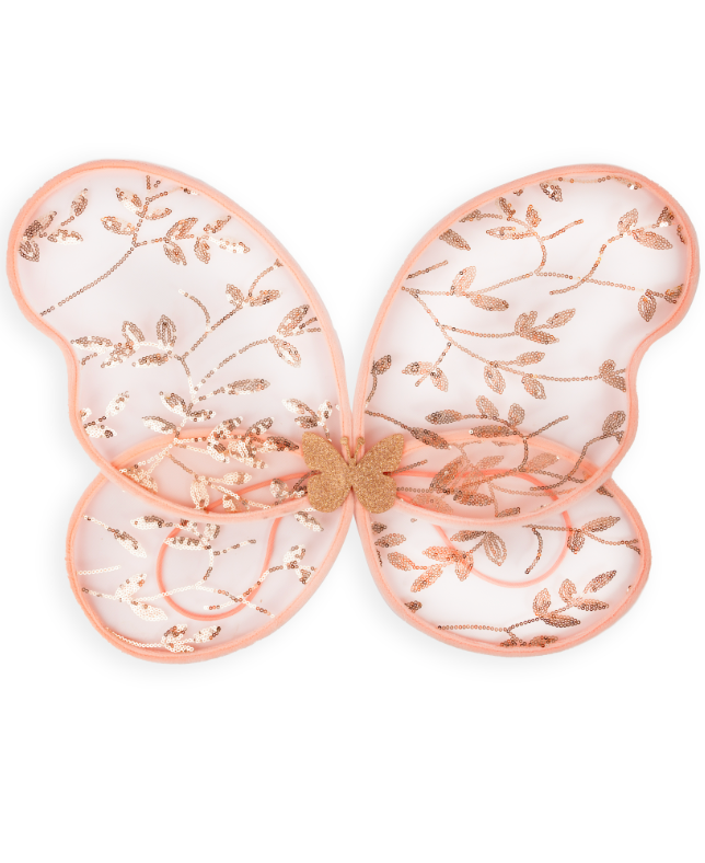 Butterfly Bliss Wings, Peach