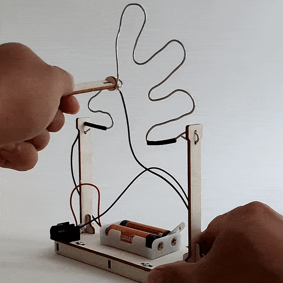 Buzz Wire Game DIY Kit, STEM Toy for Kids, Craft Kit