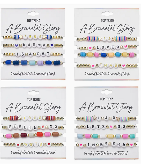 A Bracelet Story - Eras Edition Beaded Stretch Bracelets (Assorted)