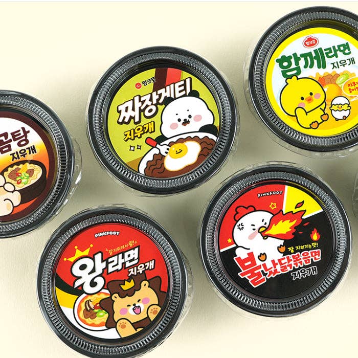 Cup Ramen Eraser Set 6 Designs Collectable